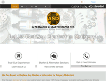 Tablet Screenshot of altstart.ca
